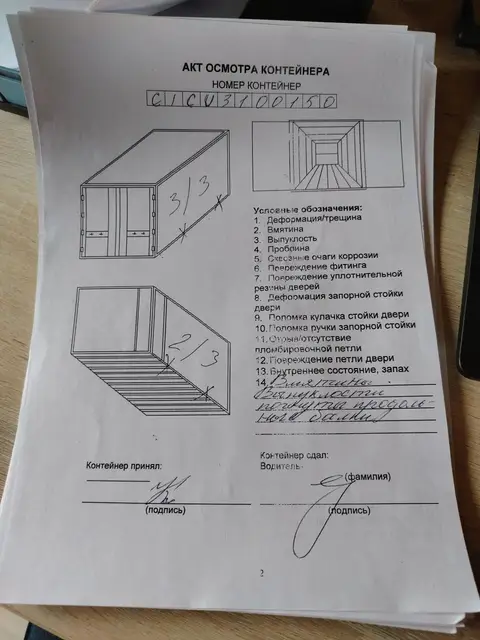 Контейнер CICU3100150